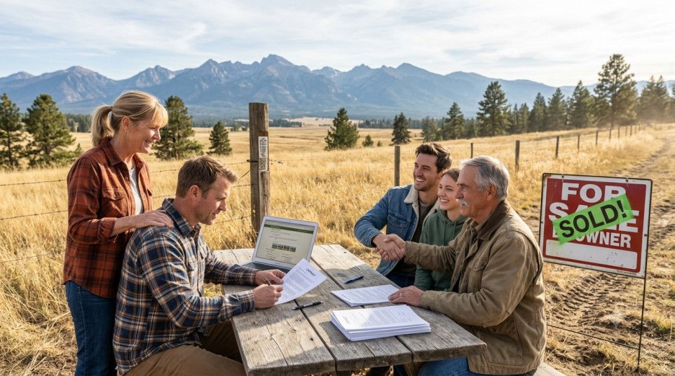 Seller selling land to buyer found via online facility - I want to sell my land online 2