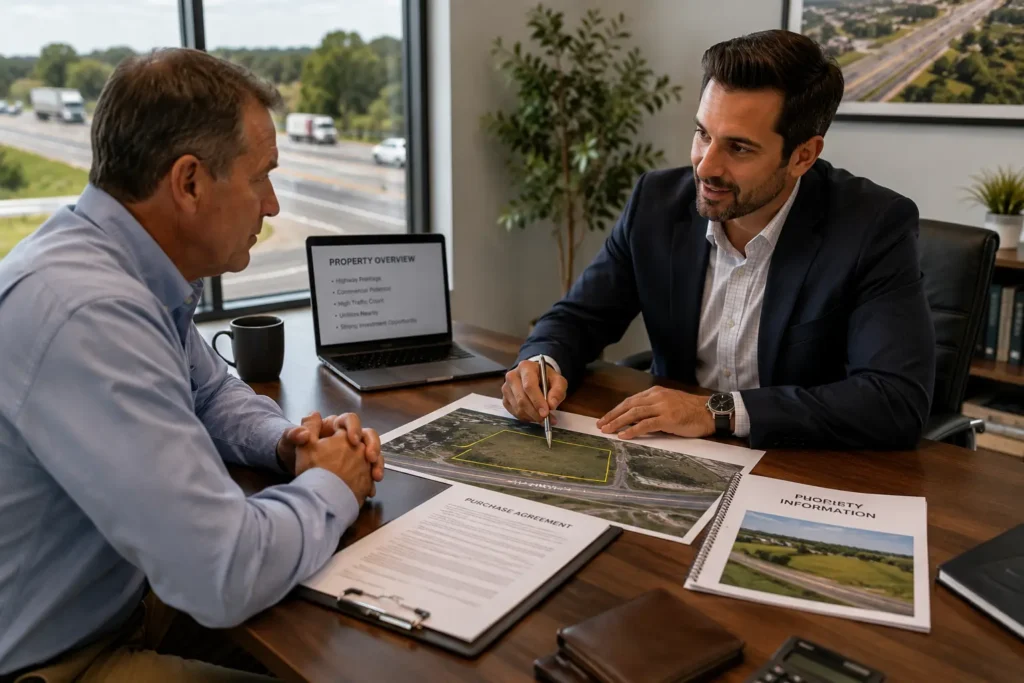 Highway land sale discussion in office-Highway land sale discussion in office 2