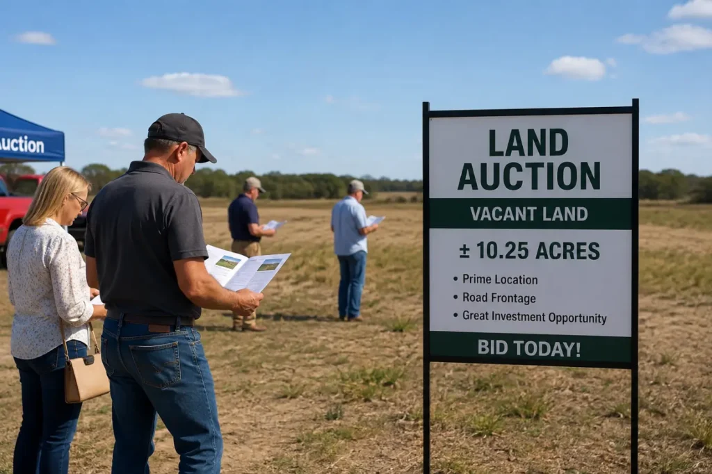 Land auction property with buyers-Sell My Land at Auction 1