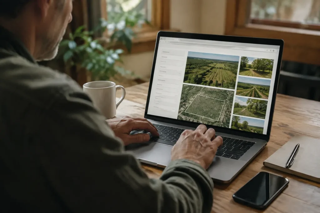 Landowner Creating Online Listing-Sell My Land Online Free 1