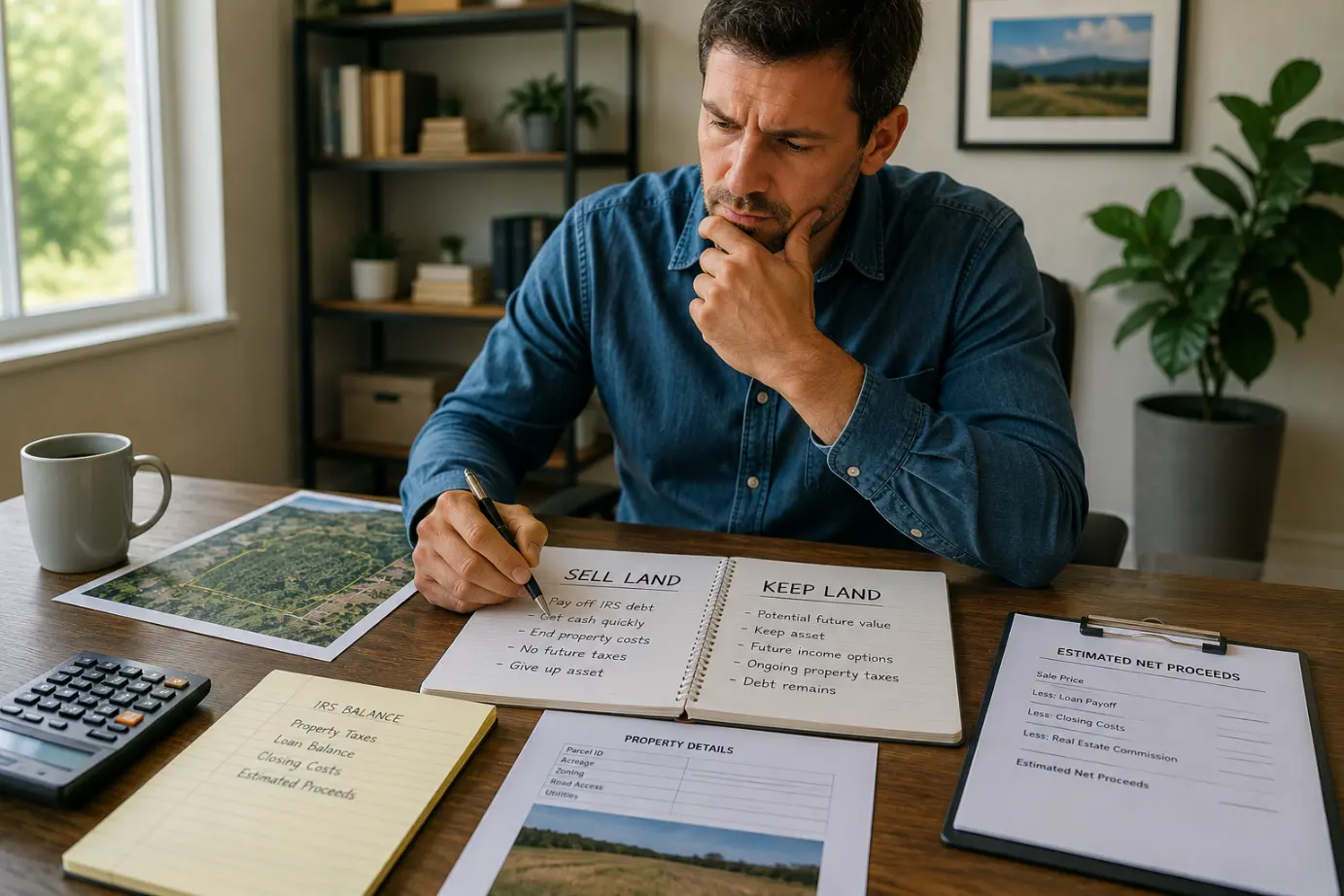 Should I Sell My Land If I Owe the IRS?
