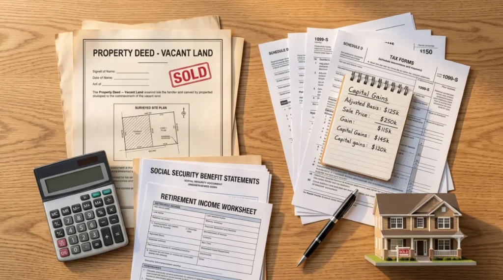 property sale contract -If I Sell My Land and Collect Social Security, What Happens? 1