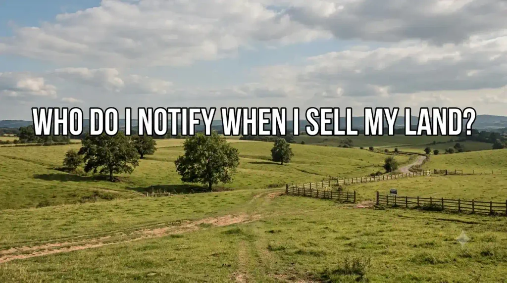 Who do I notify when I sell my land?