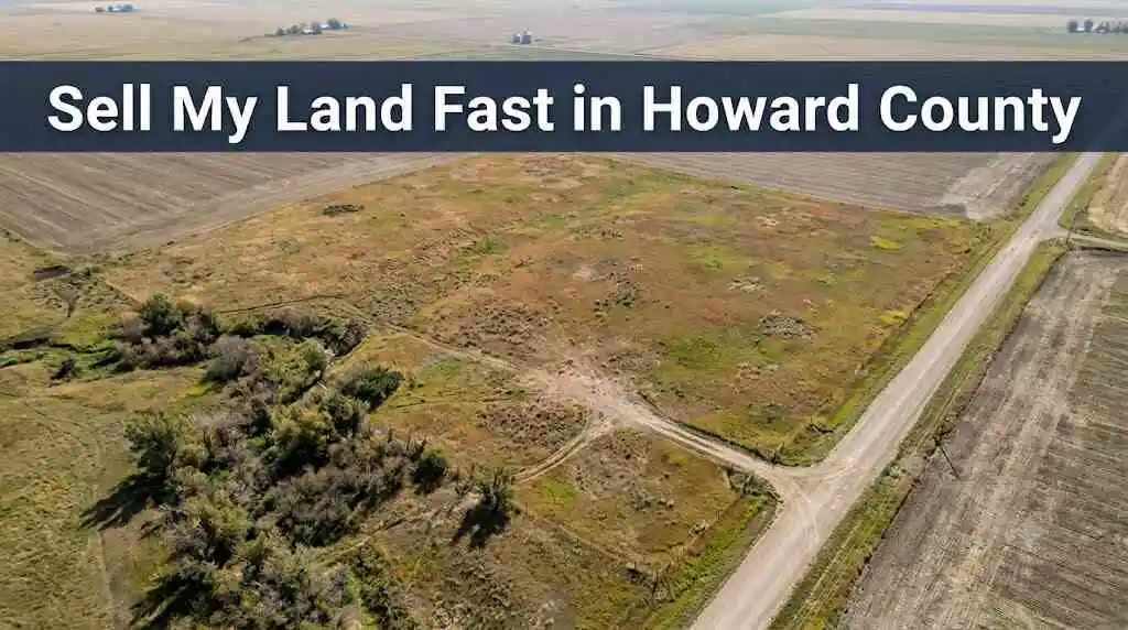 aerial-view-vacant-rural-land-for-sale-with-road-access-howard-county-nd - Sell My Land Fast in Howard County - - 1